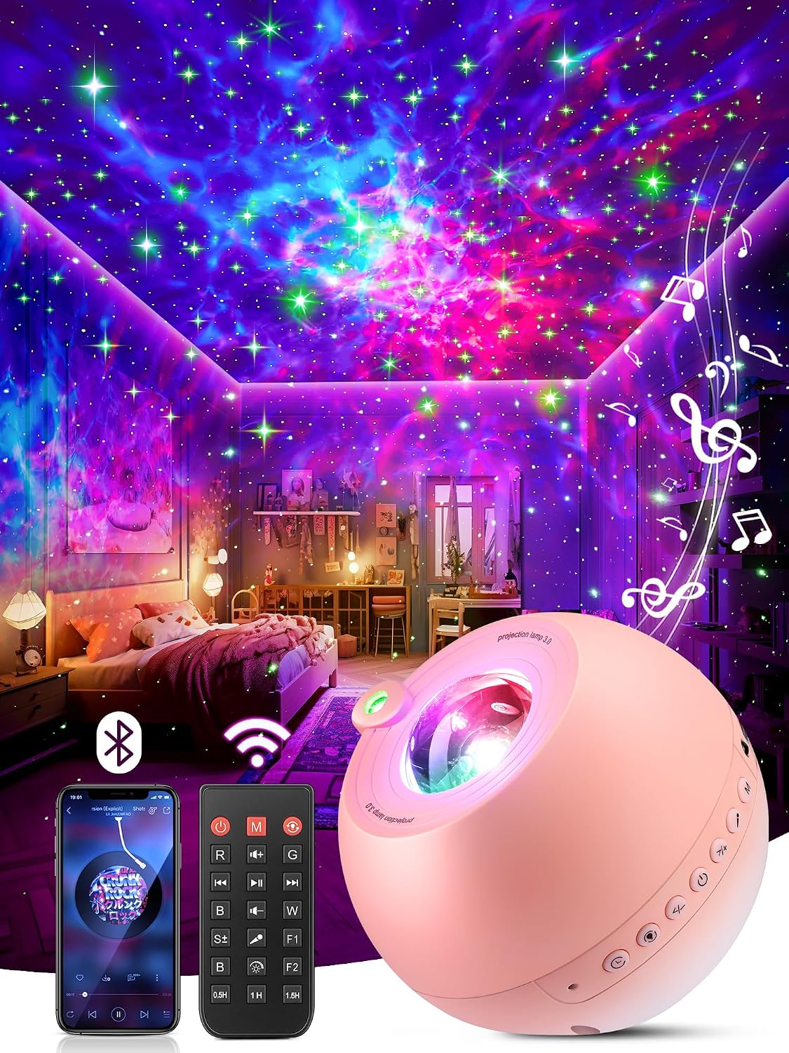 Proyector One Fire Galaxy Regalos para mujeres Regalos para niñas D...