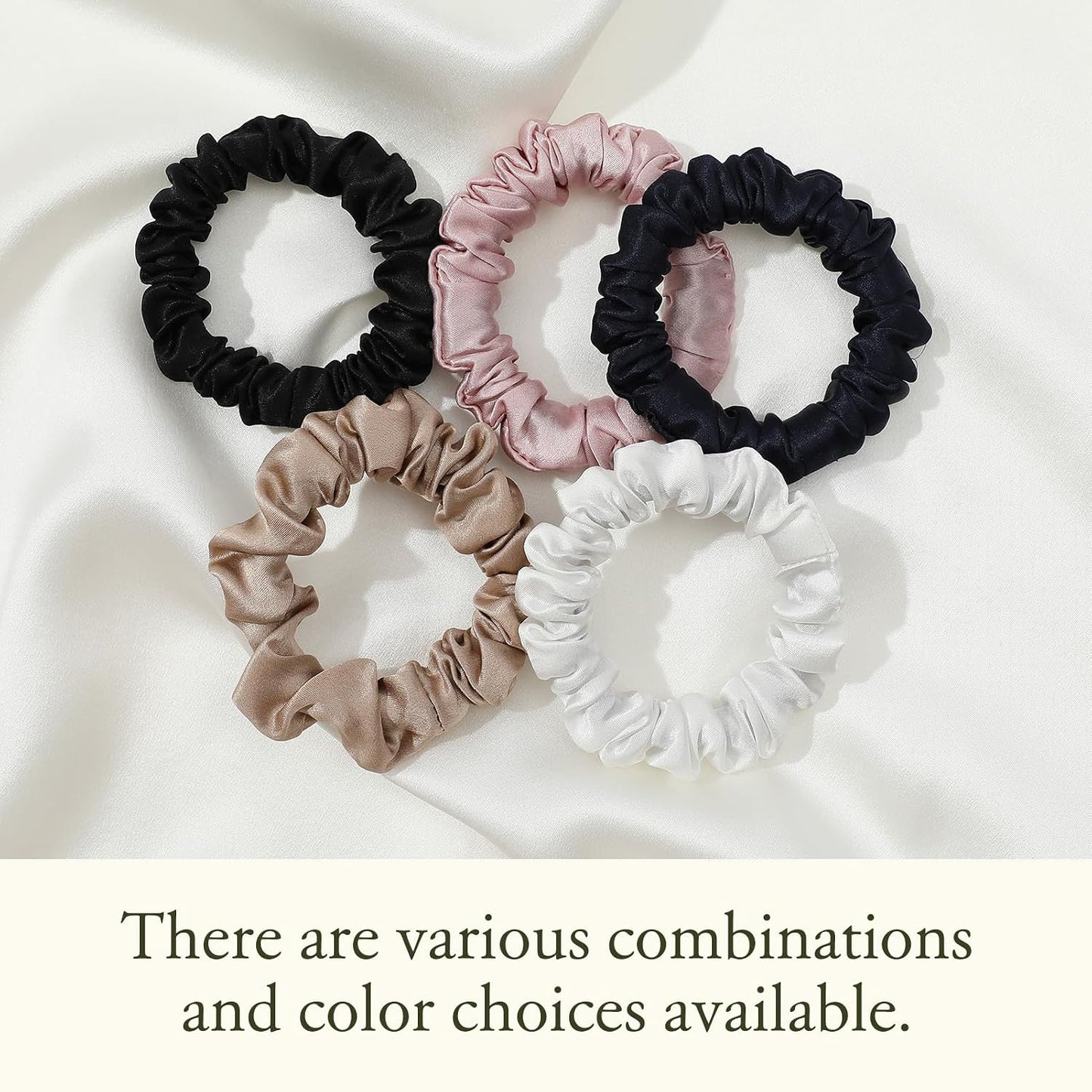 LILYSILK Coleteros de seda pura para mujeres, corbatines coloridos...