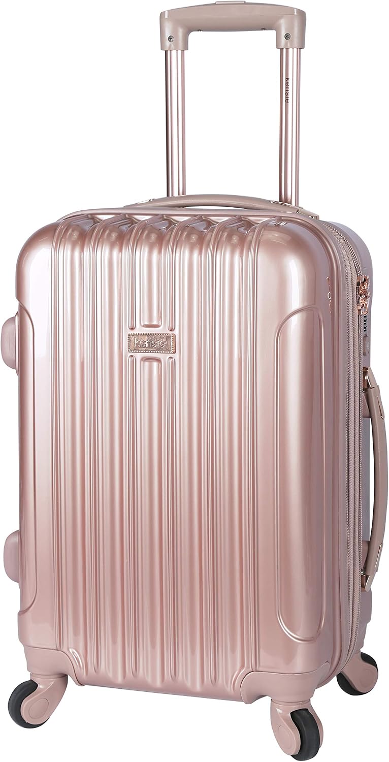 kensie Conjunto de equipaje Alma para mujer, Oro rosa, Maleta de ma...