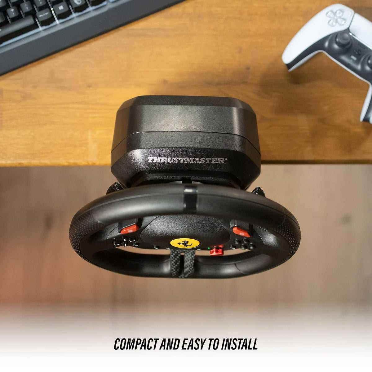 Thrustmaster T98 Ferrari 296 GTB Juego de pedales y volante de carr...