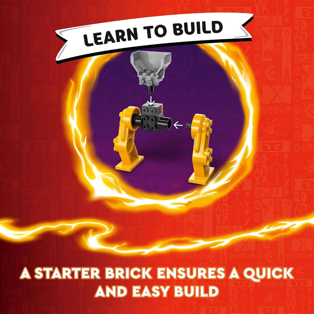 LEGO NINJAGO Mech de Batalla de Arin, juego de juguetes Ninja para...