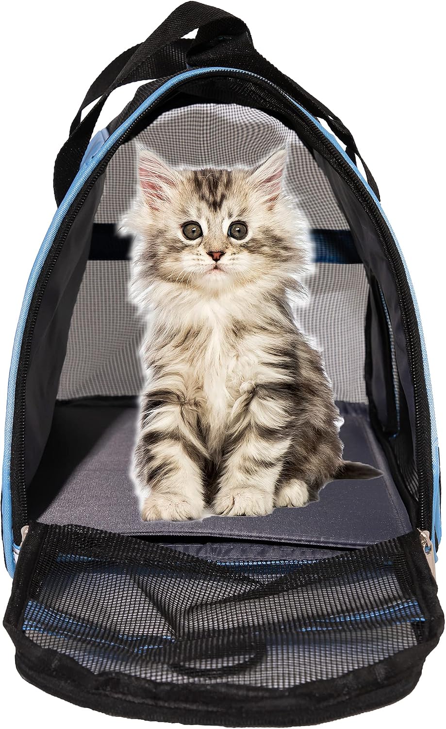 MuchL Transportador de mascotas Cattier de lados suaves para gatos...