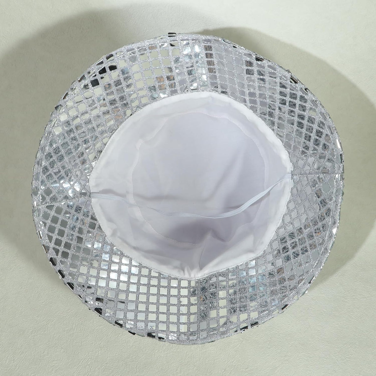 MILAKOO Sombrero de pescador con purpurina brillante con diamantes...