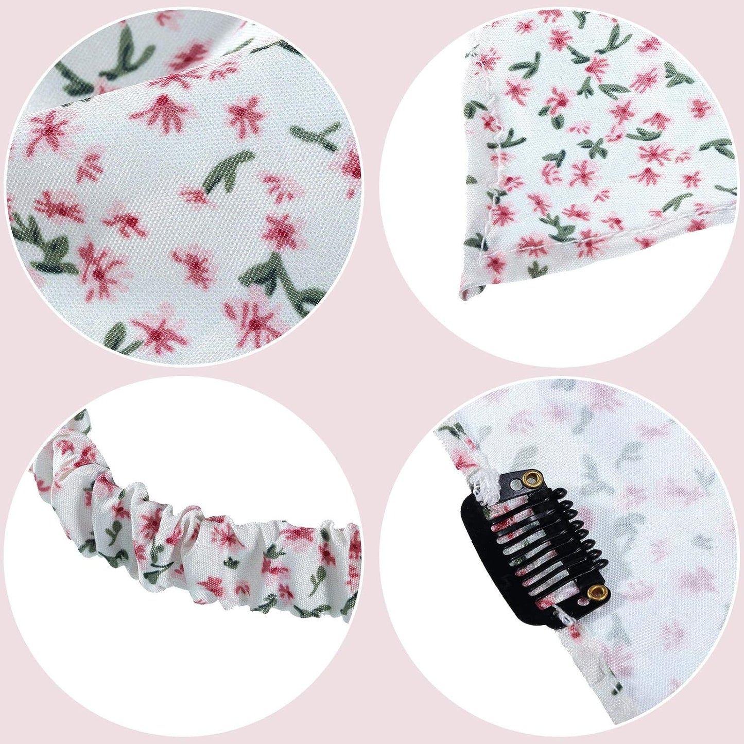 Syhood 6 bandanas florales para el cabello para mujeres y niñas, bu...