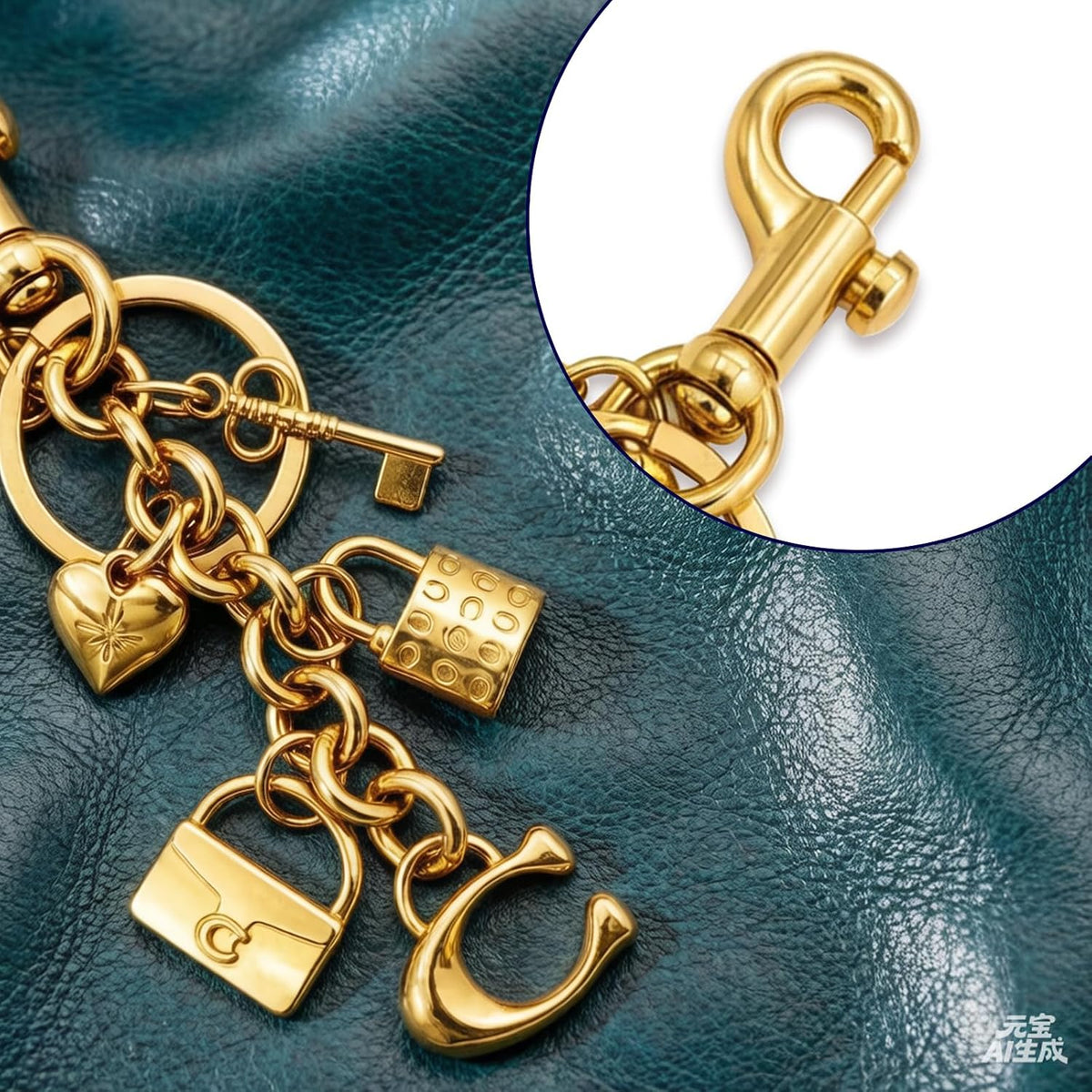 Sbredit Colgantes para bolsos, dije de bolso para bolsos, cadena de...