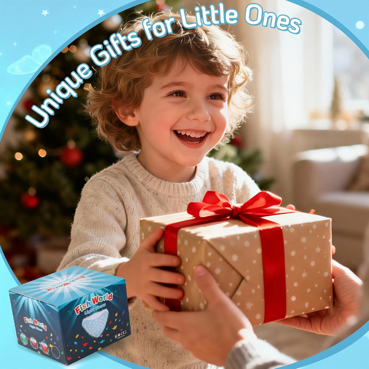 Cambk - Luz impermeable para bañera para niños, funciona con pilas...
