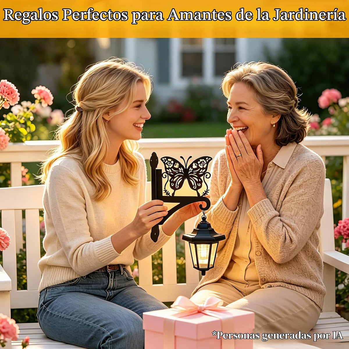 VOOKRY Faroles solares de pared para exteriores, impermeables, paqu...