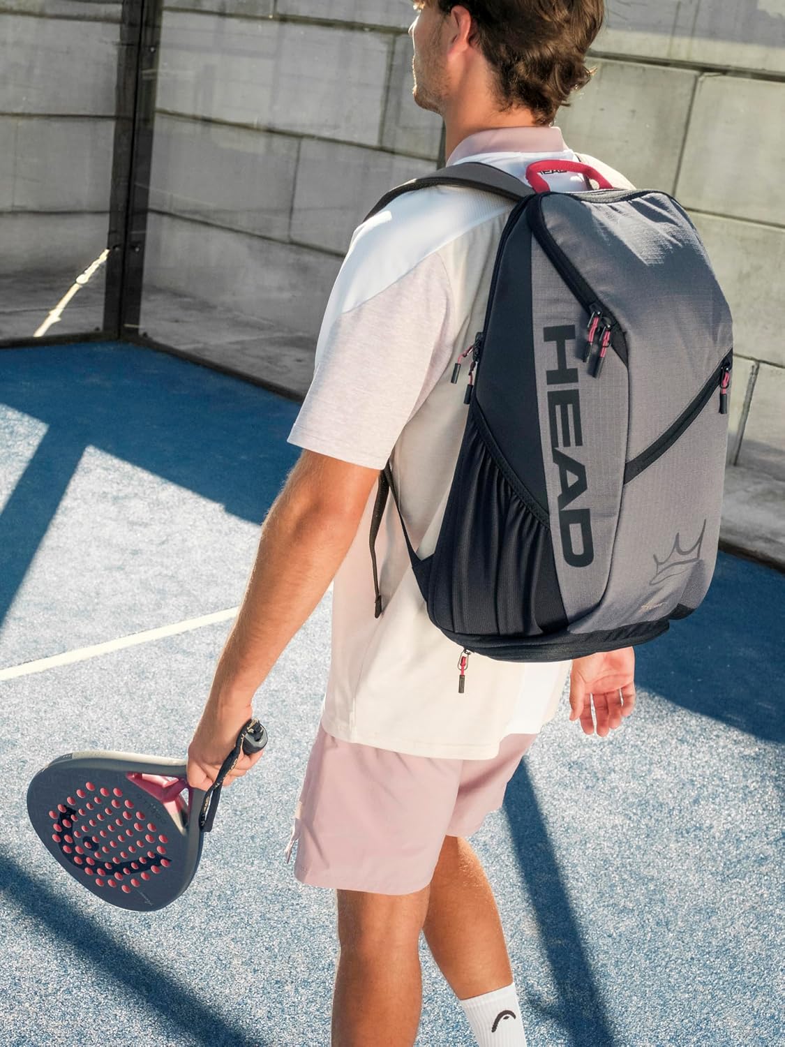 HEAD Coello Tour Mochila De Padel 25L Bolsa | Capacidad de 2 raquetas