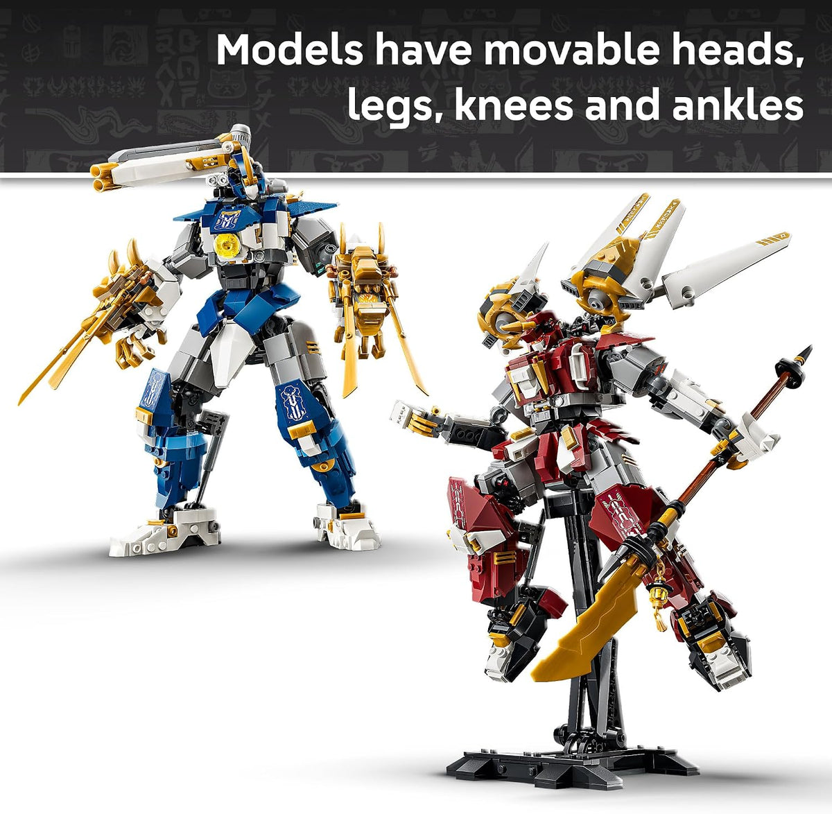 LEGO NINJAGO The Twin Titan Mechs - Juguete de construcción para ni...