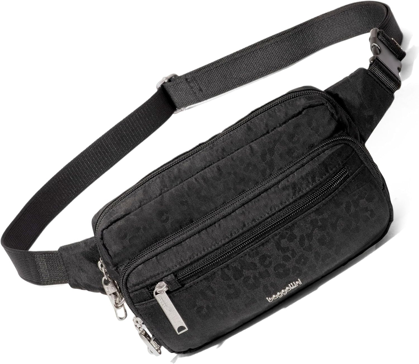 Baggallini Securtex - Riñonera antirrobo de 8.8 x 5.5 pulgadas, bol...