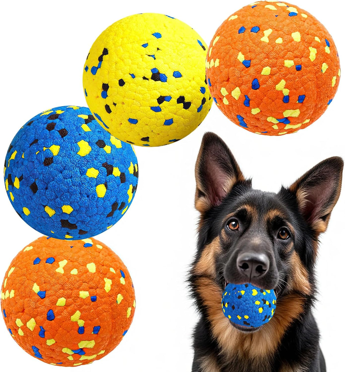 Kimee ETPU - Pelotas de tenis indestructibles para masticadores agr...