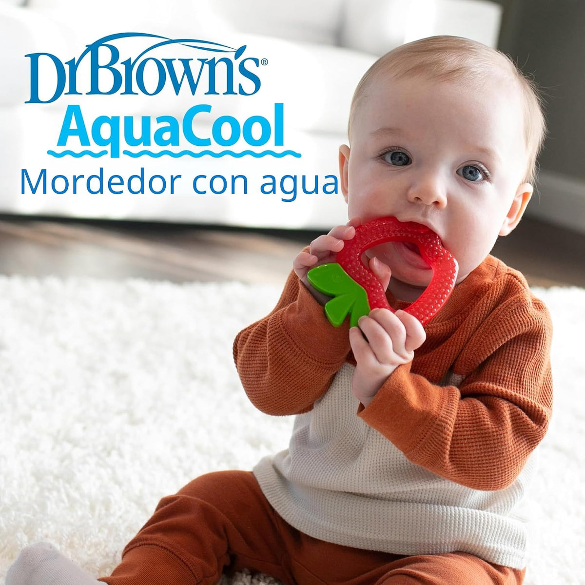 Dr. Brown's AquaCool - Mordedor para bebé con agua, juguete ref...
