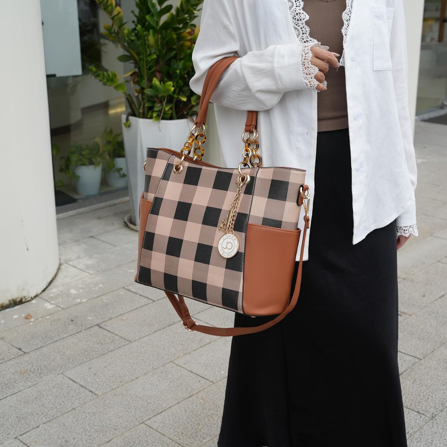 J'OMOR by Mia Bolsa de mano para mujer, juego de bolso con cart...