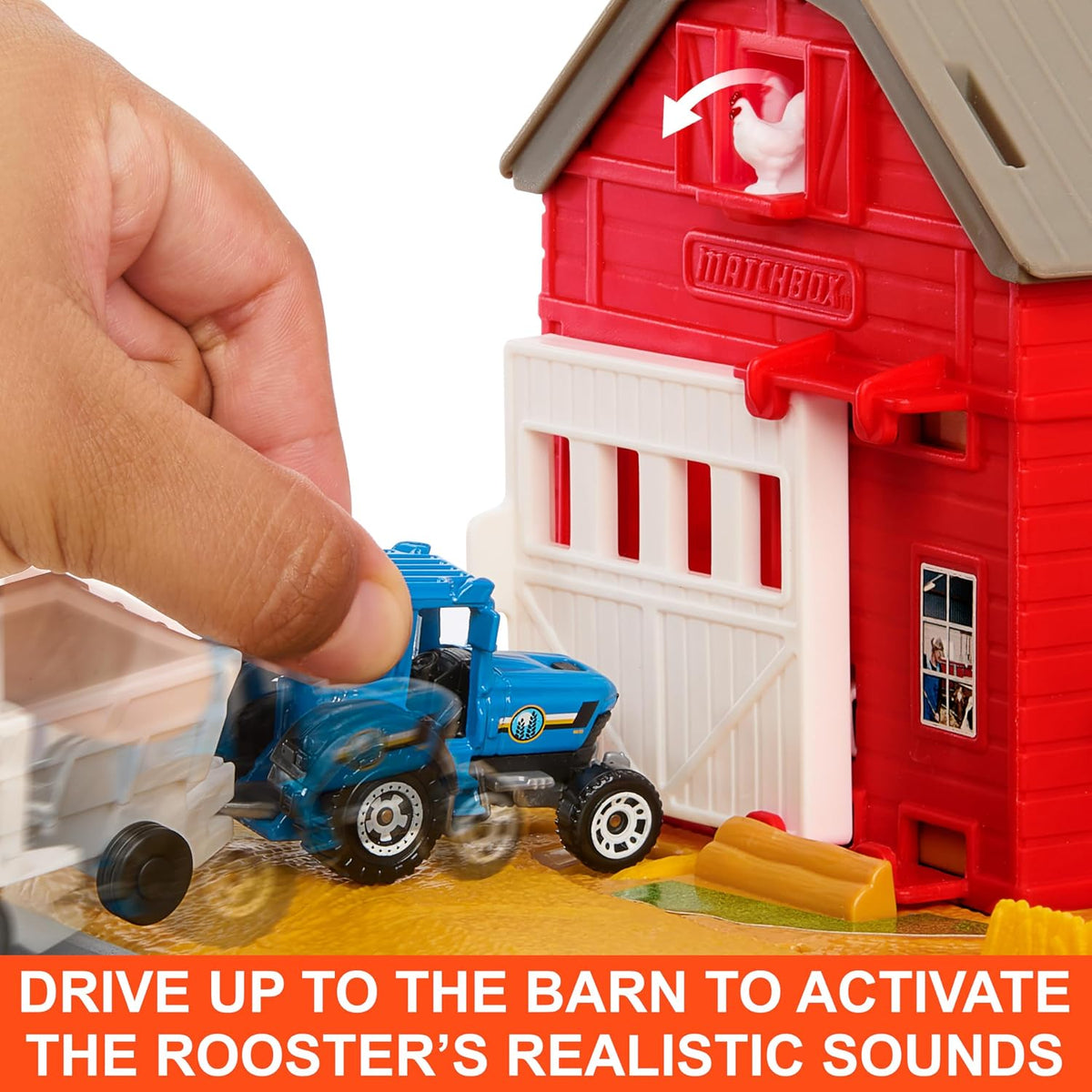 Matchbox Coche y juego de juguete, Action Drivers Farm Adventure co...