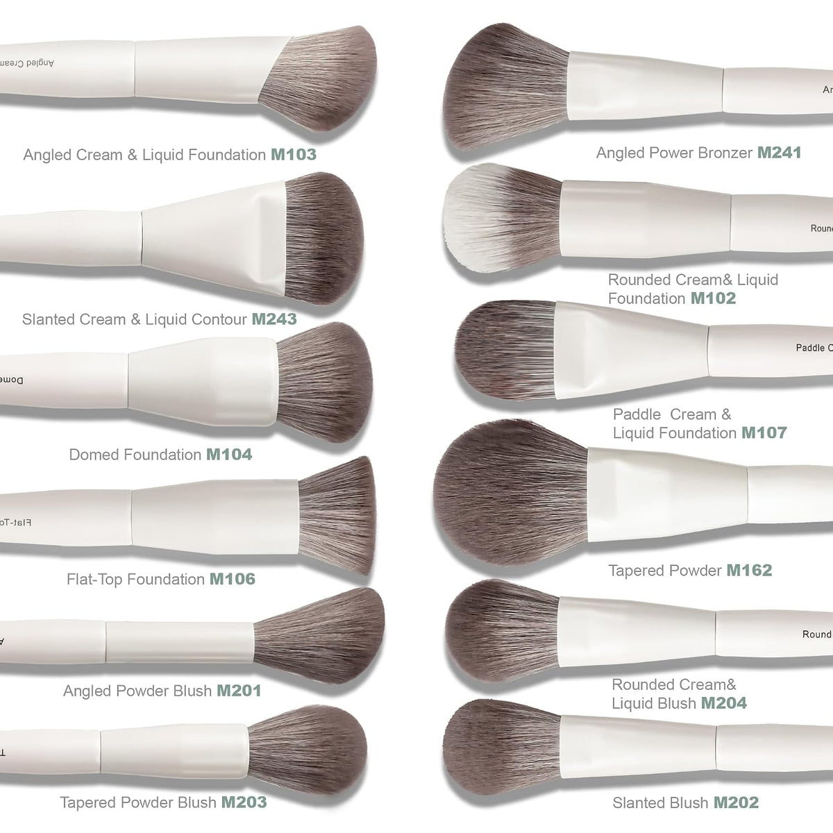 Vynestra Juego de 30 brochas de maquillaje de grado profesional con...