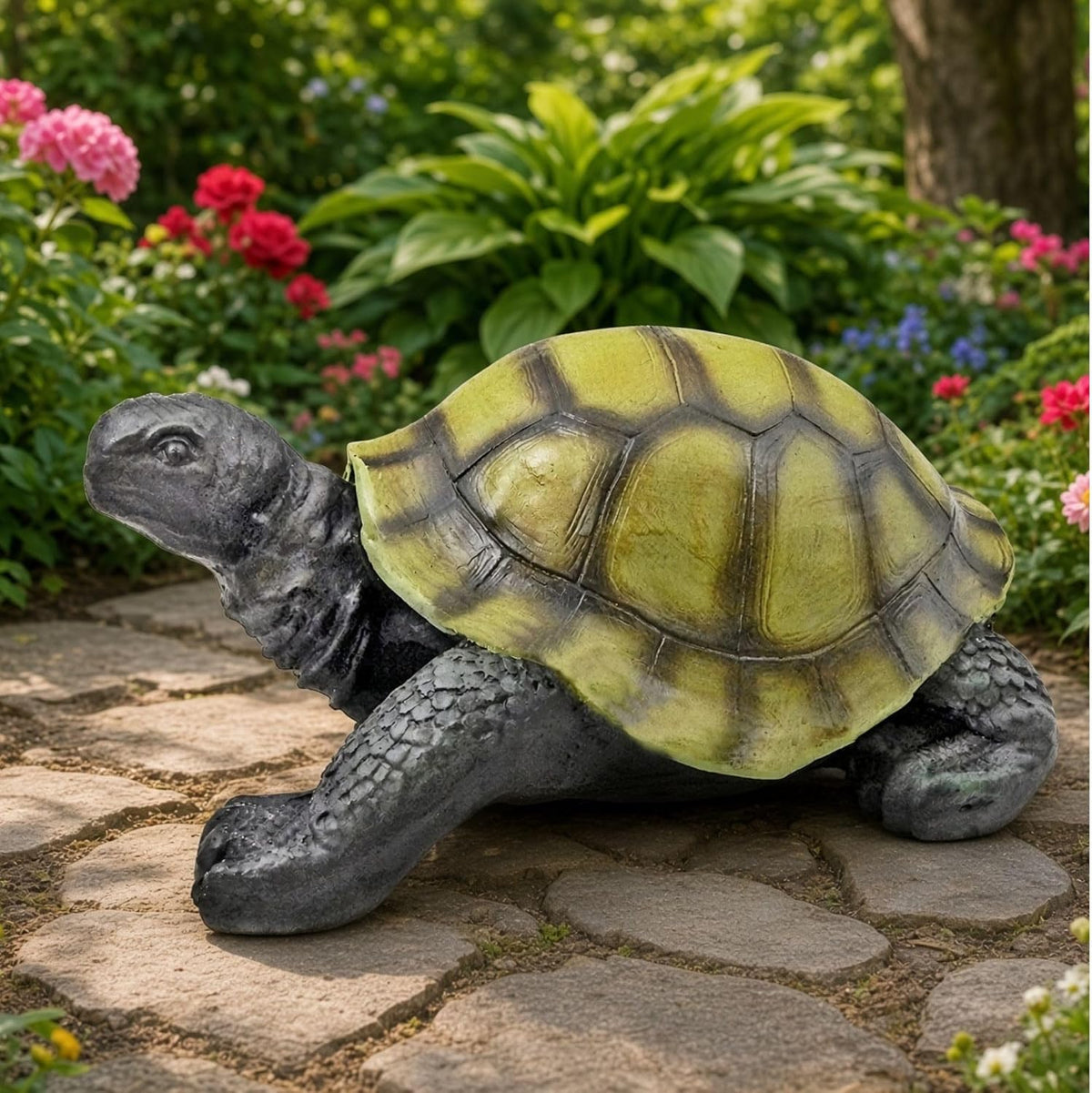 Bellaa Estatuas de jardín de tortugas para decoración del hogar, es...