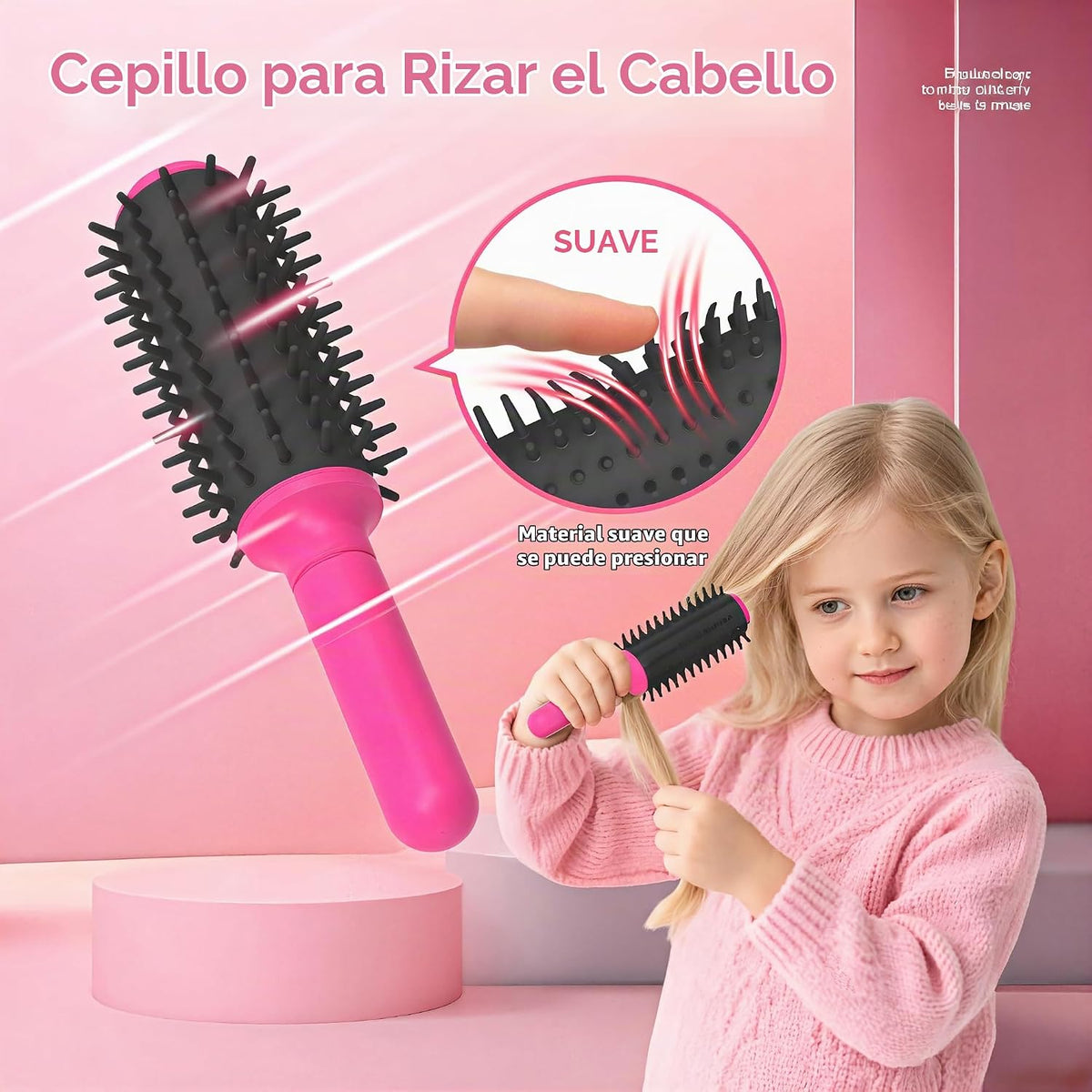 Juego de maquillaje de tocador de peluquería para niñas, regalos de...