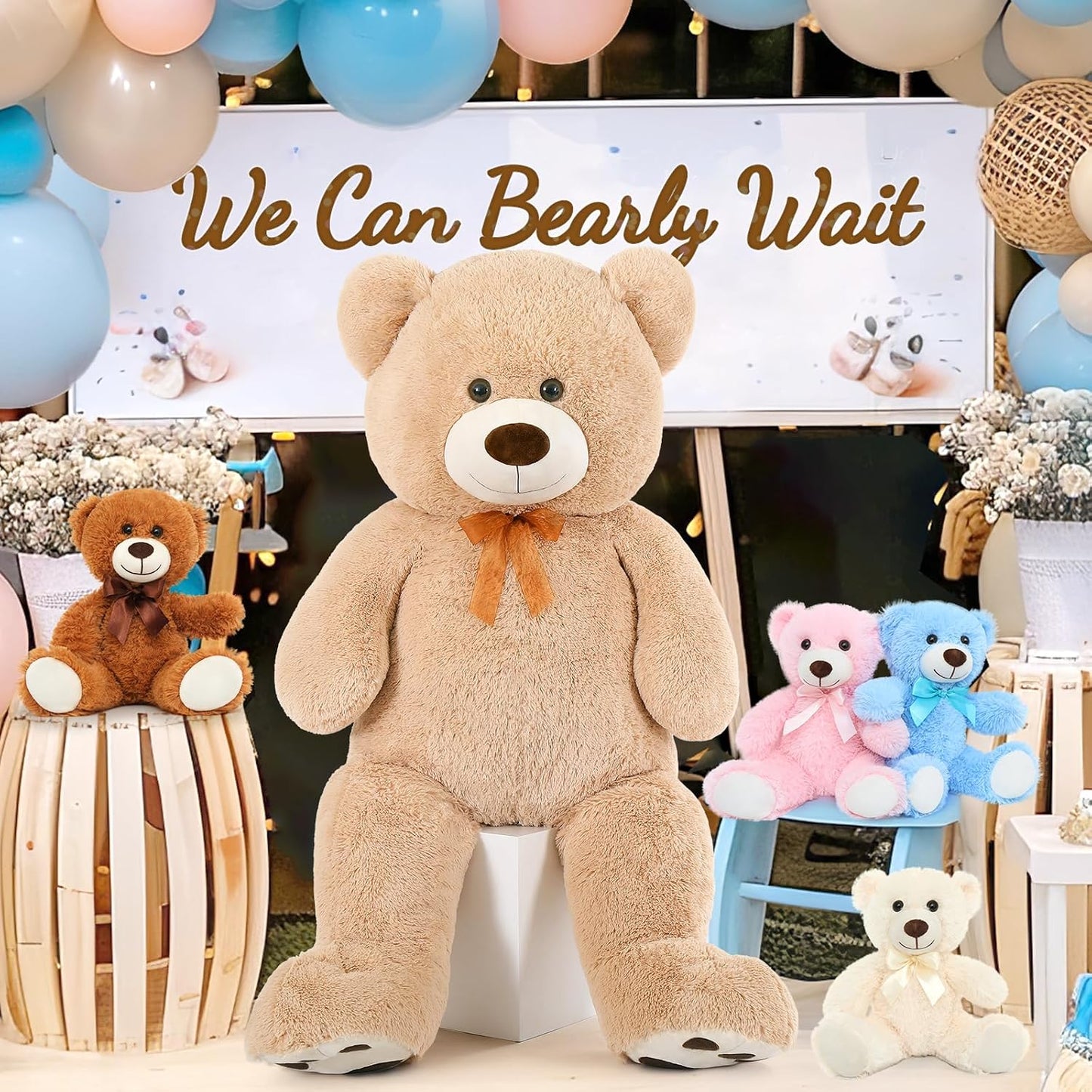 MaoGoLan - Oso de peluche gigante de 50 pulgadas, oso de peluche gr...