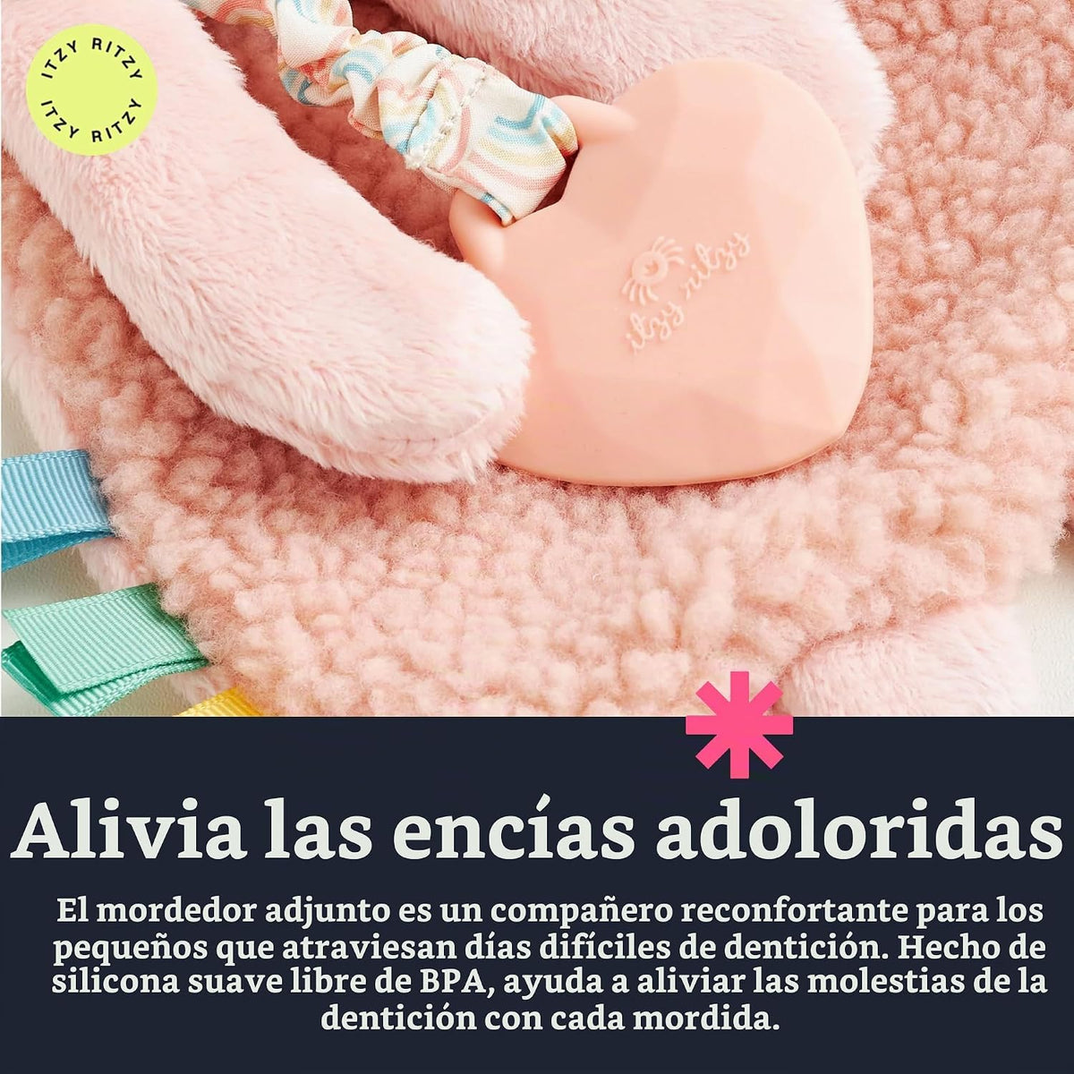 Itzy Ritzy - Itzy Lovey incluye mordedor - Baby Lovey con mordedor,...