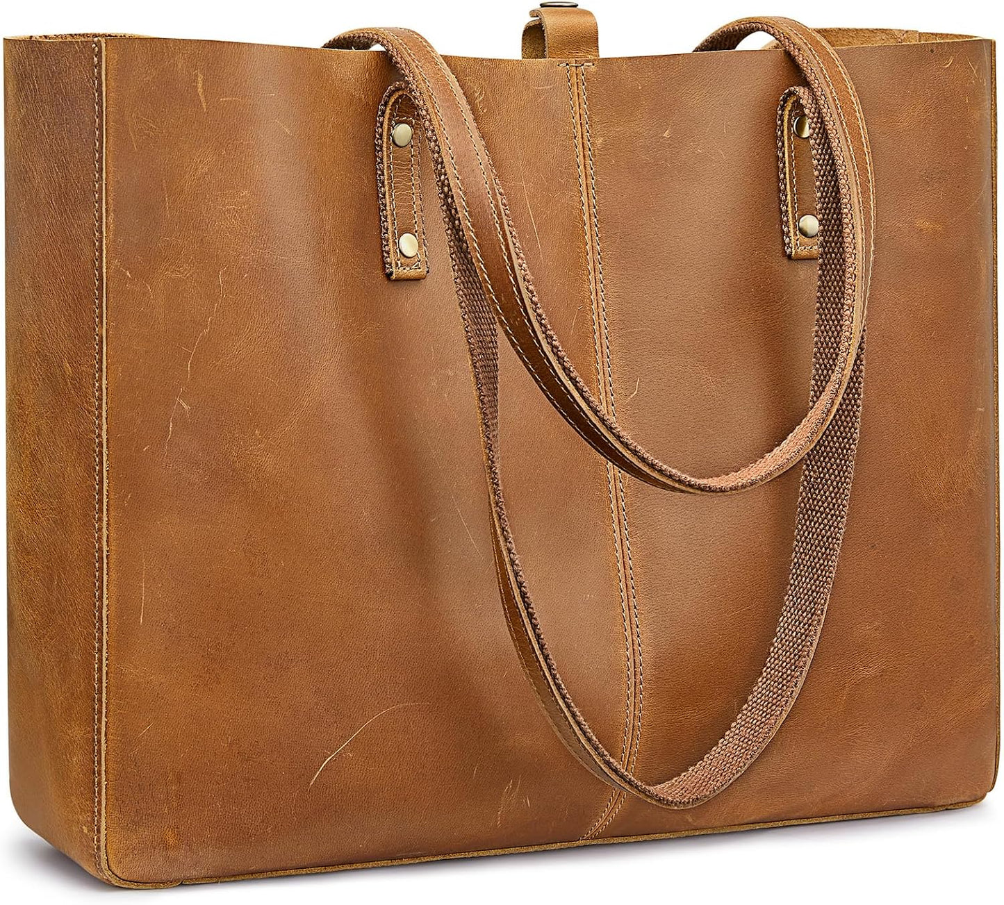 S-ZONE Bolso de hombro de piel auténtica para mujer, bolso de mano...
