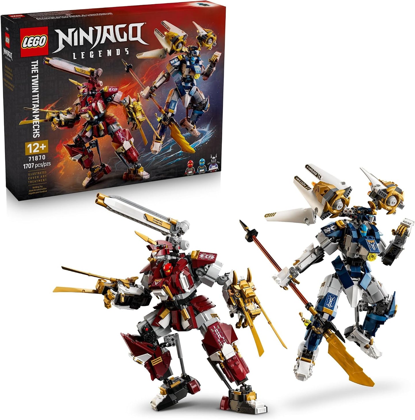 LEGO NINJAGO The Twin Titan Mechs - Juguete de construcción para ni...