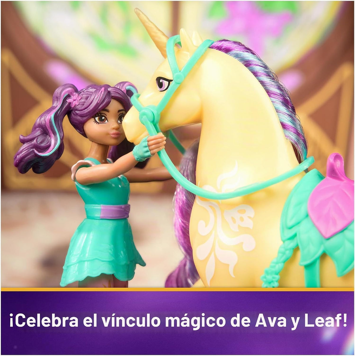 Unicorn Academy Ava &amp; Leaf, 2 accesorios, muñecas y juguetes de...