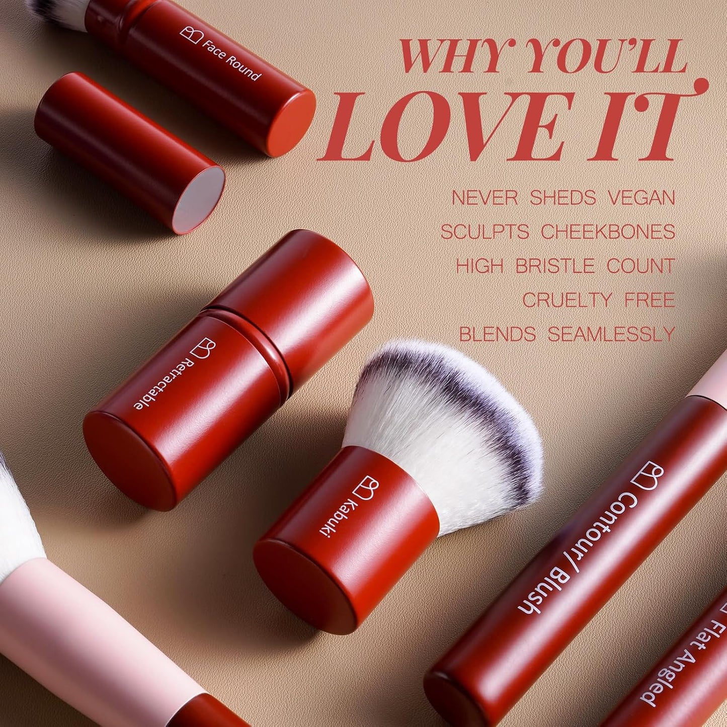 Kit de brochas de maquillaje BS-MALL \u2013 Herramientas profesiona...