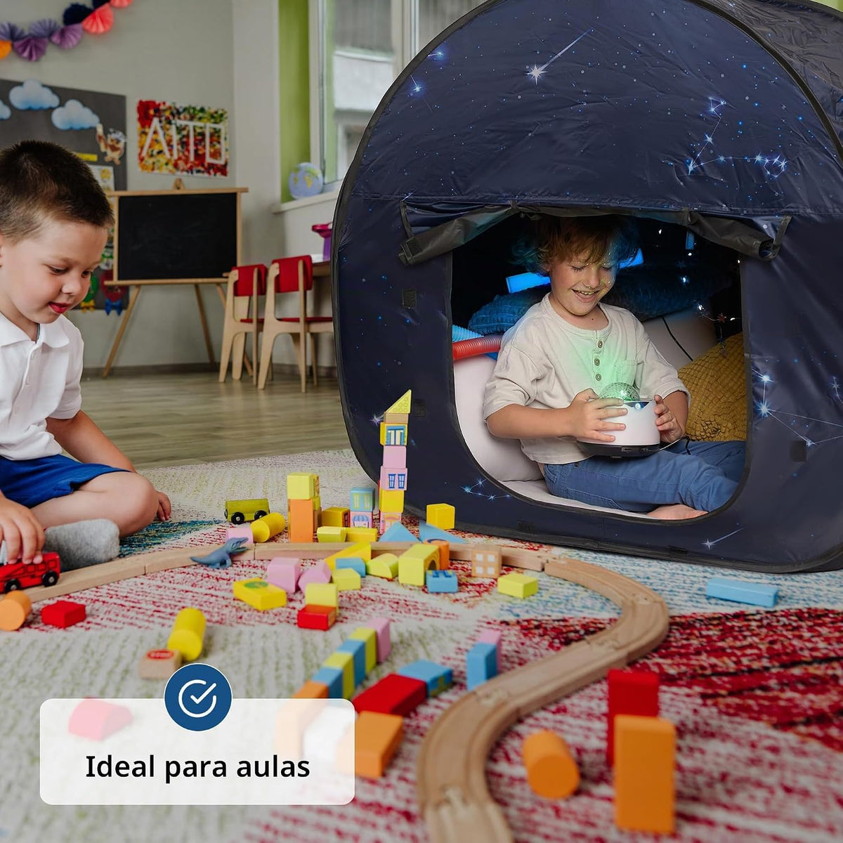 Tienda de campaña sensorial | Esquina tranquila para que los niños...
