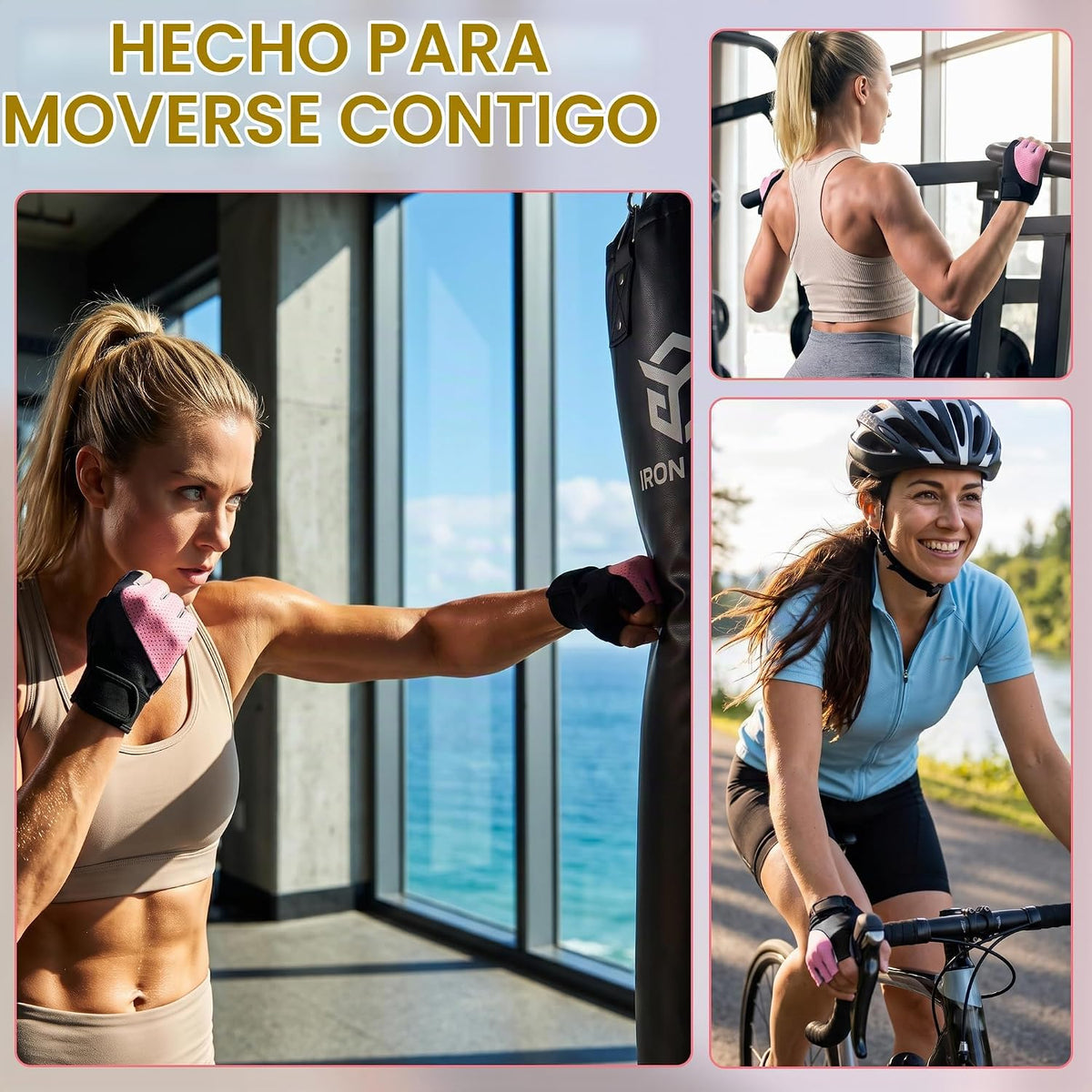 sunnex Guantes de entrenamiento para mujer \u2013 Guantes de levant...