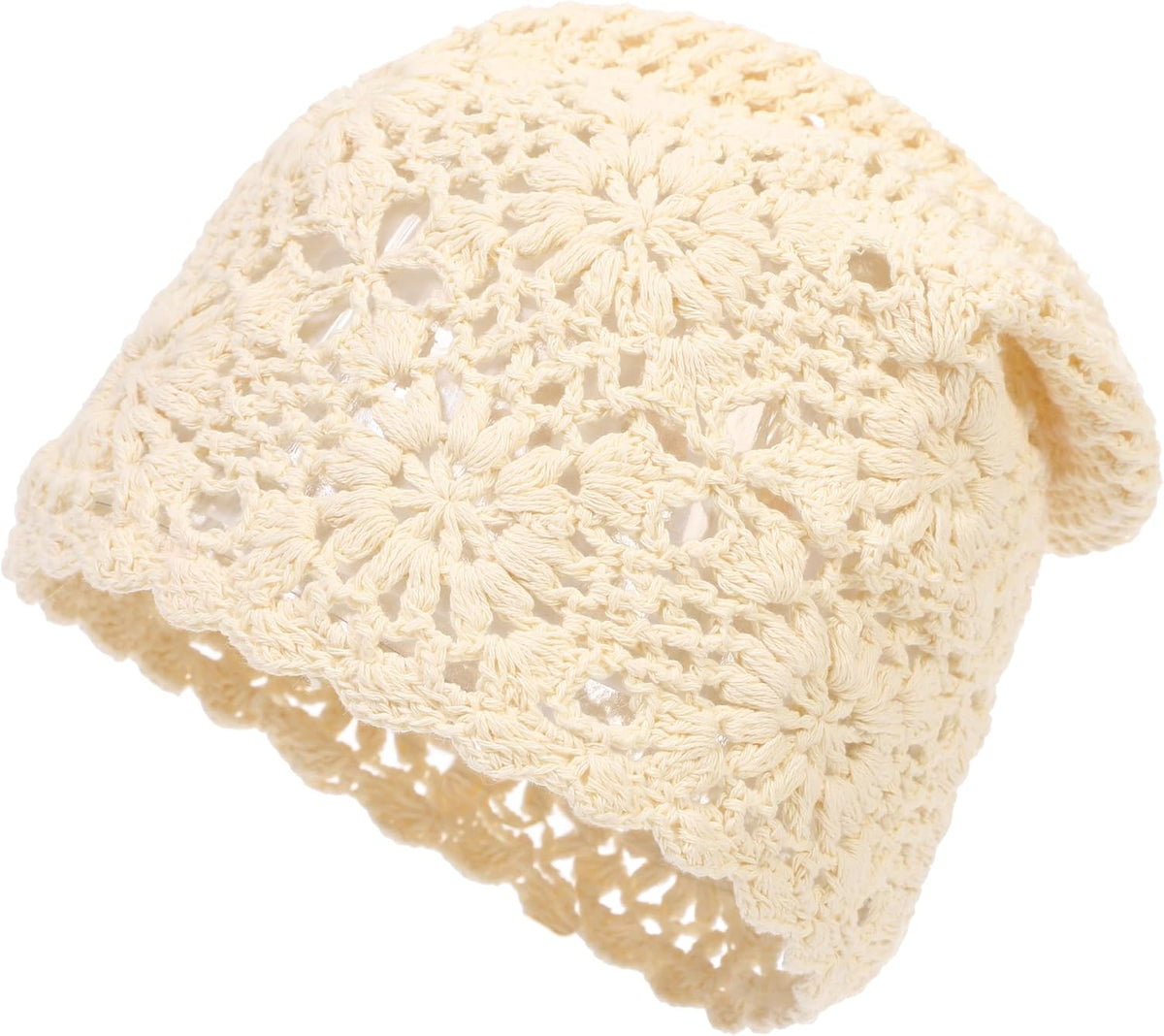 sy soul young Gorro de algodón de ganchillo para mujer, suave y hol...
