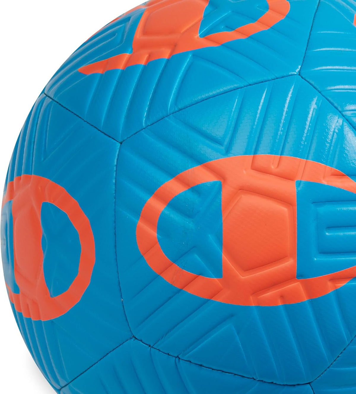 Champion Playmaker Logo Balón de fútbol desinflado con bomba, balón...