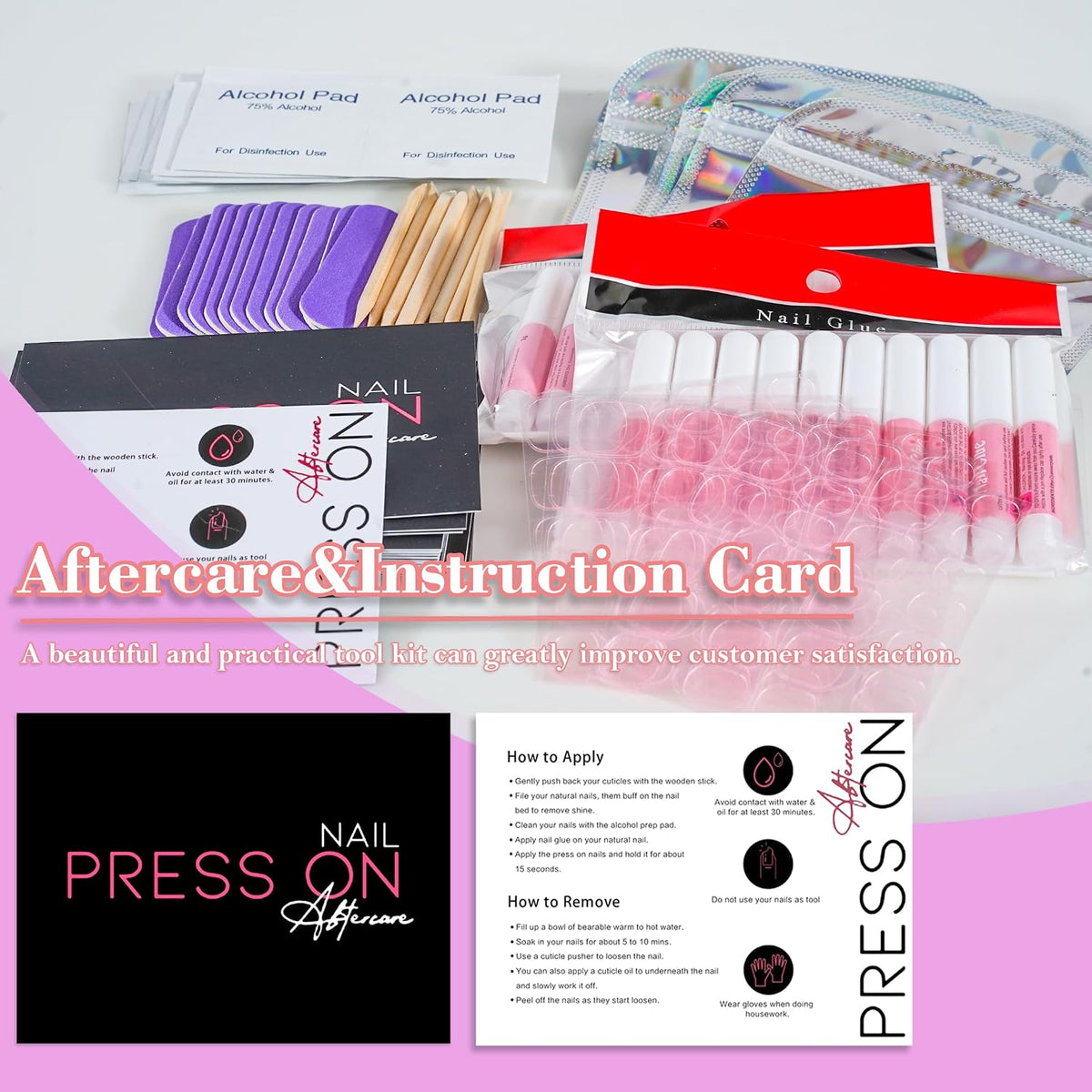 Kit de herramientas para uñas postizas para el negocio de uñas, kit...