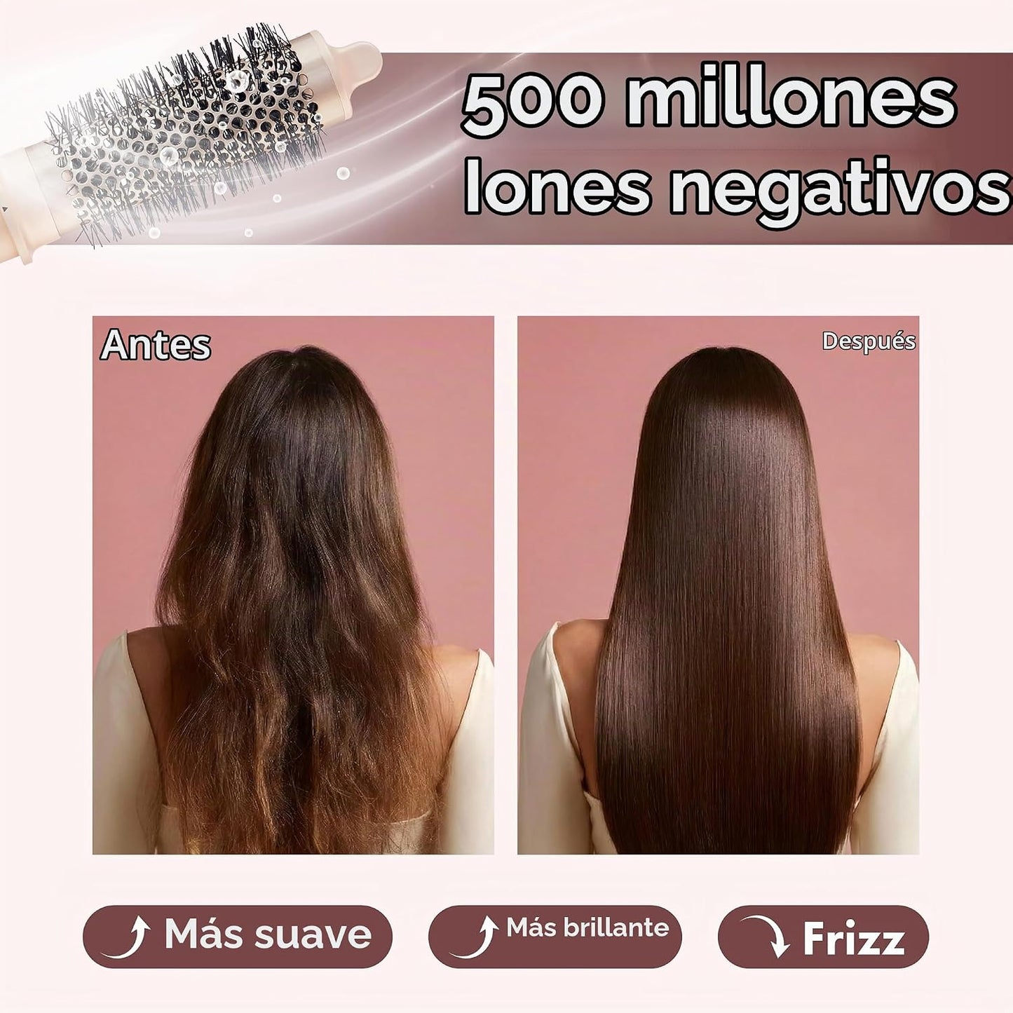 MAVIÉ Multiestilizador de aire caliente 6 en 1 con funda, secador d...