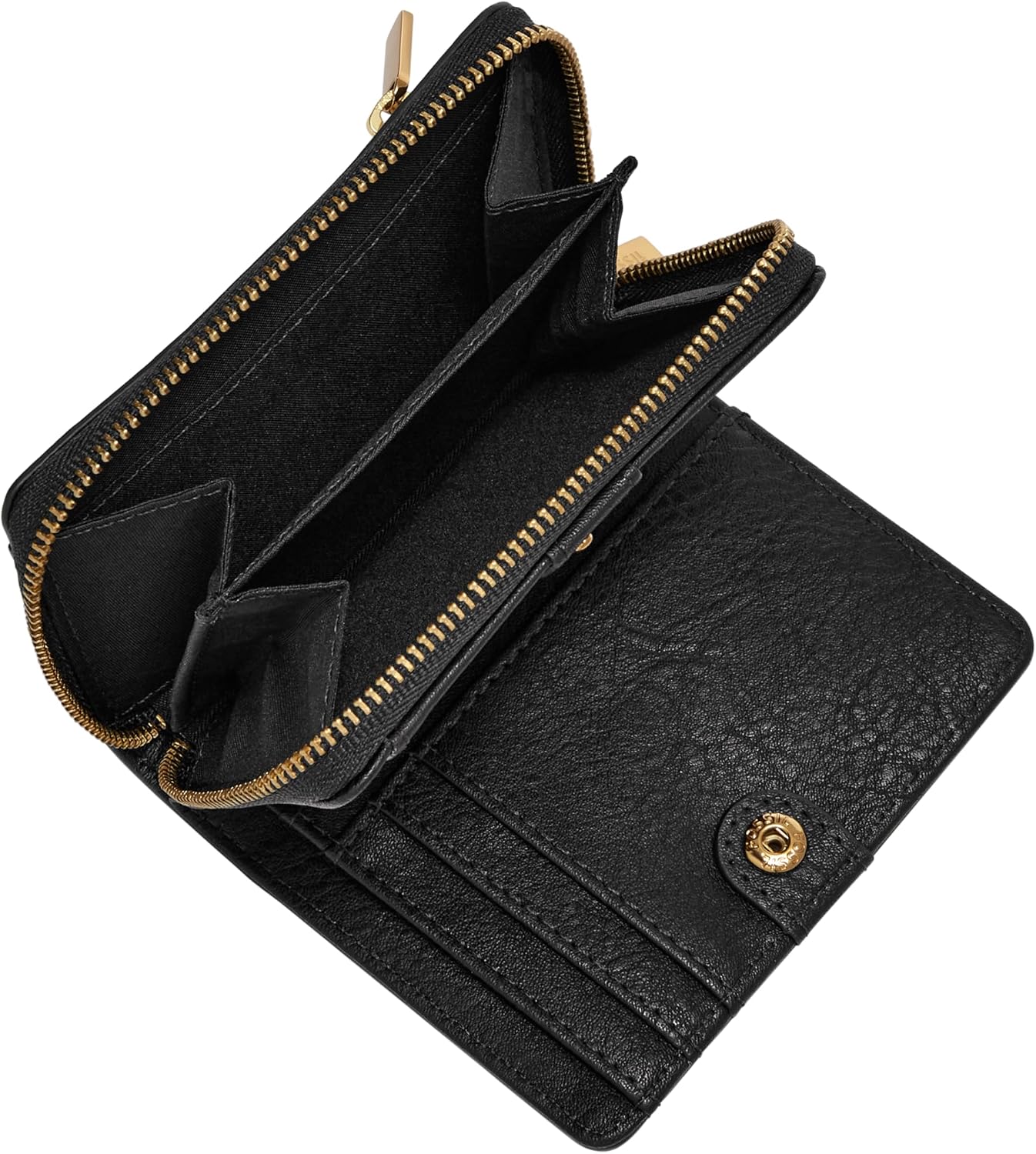 Fossil Cartera plegable multifunción Logan de piel con bloqueo RFID...