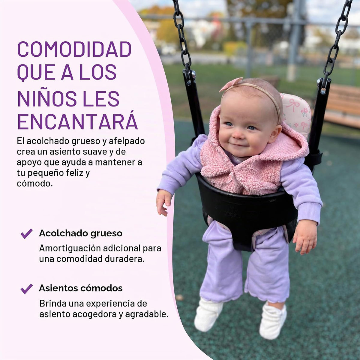 JoSeat Funda de asiento de carrito de compras para bebé, silla alta...