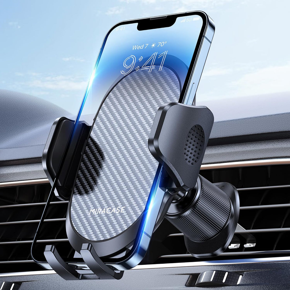 Miracase Soportes para teléfono para tu coche con gancho de metal,...