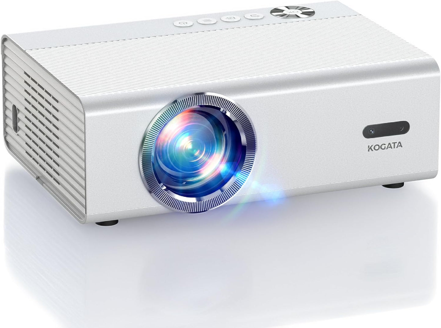 Proyector inteligente con WiFi y Bluetooth, proyector 4K con aplica...