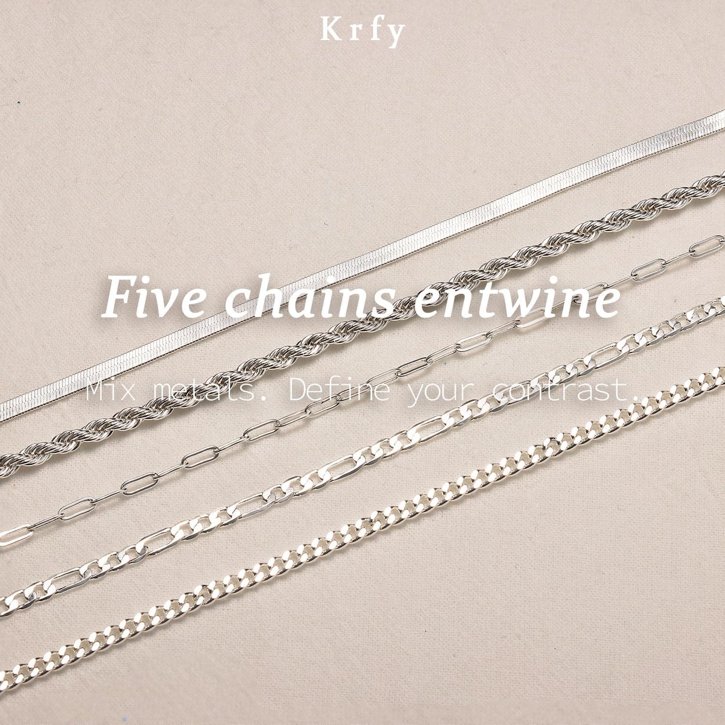 Krfy 5\/6 piezas pulseras chapadas en oro para mujeres modernas, ju...