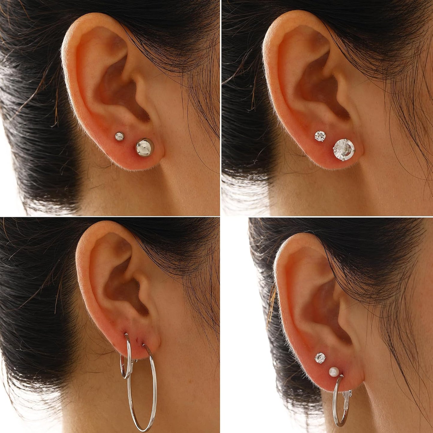 FAXHION Juego de joyas de oro para mujer, 68 piezas, con 7 collares...