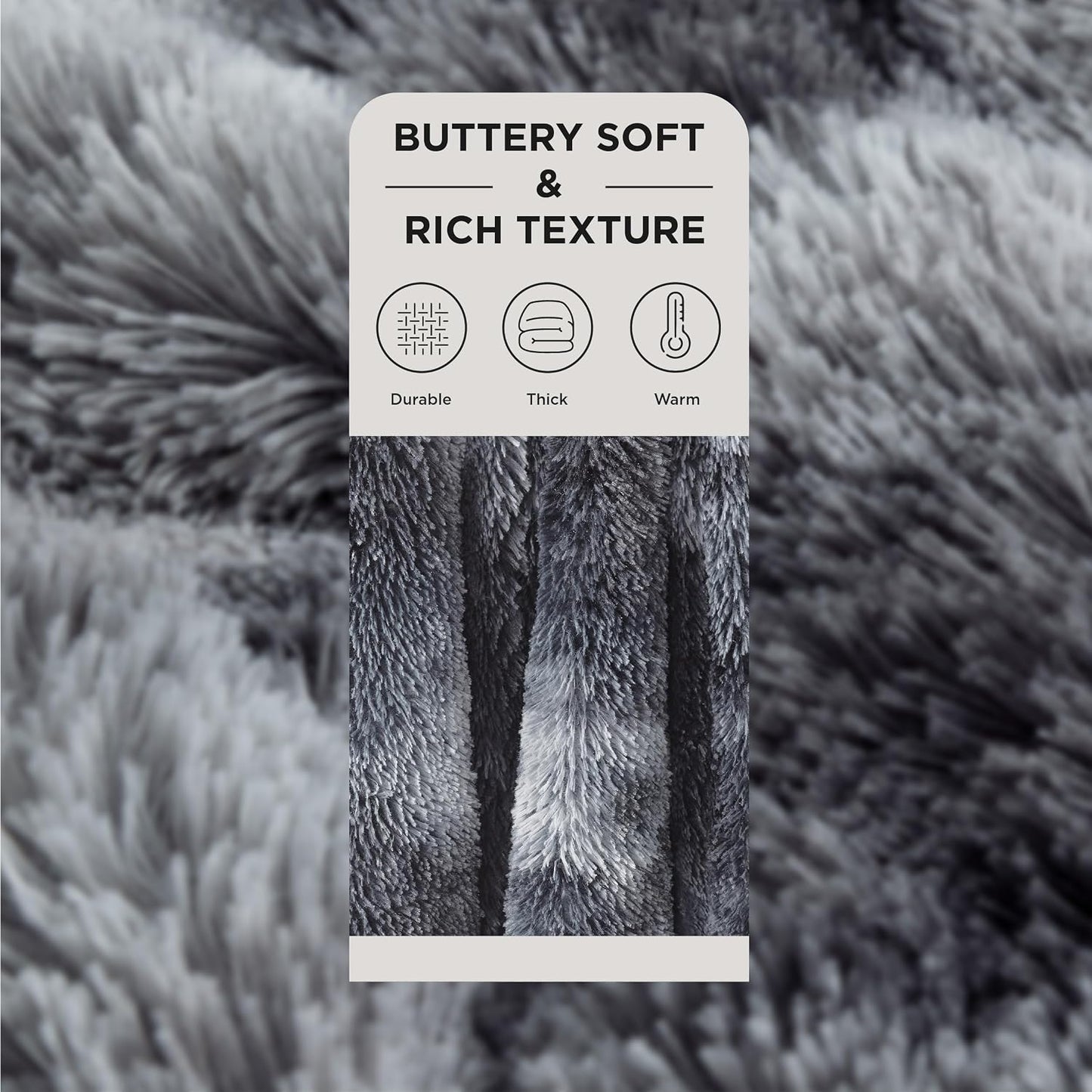 Bedsure GentleSoft - Manta esponjosa de forro polar sherpa de piel...