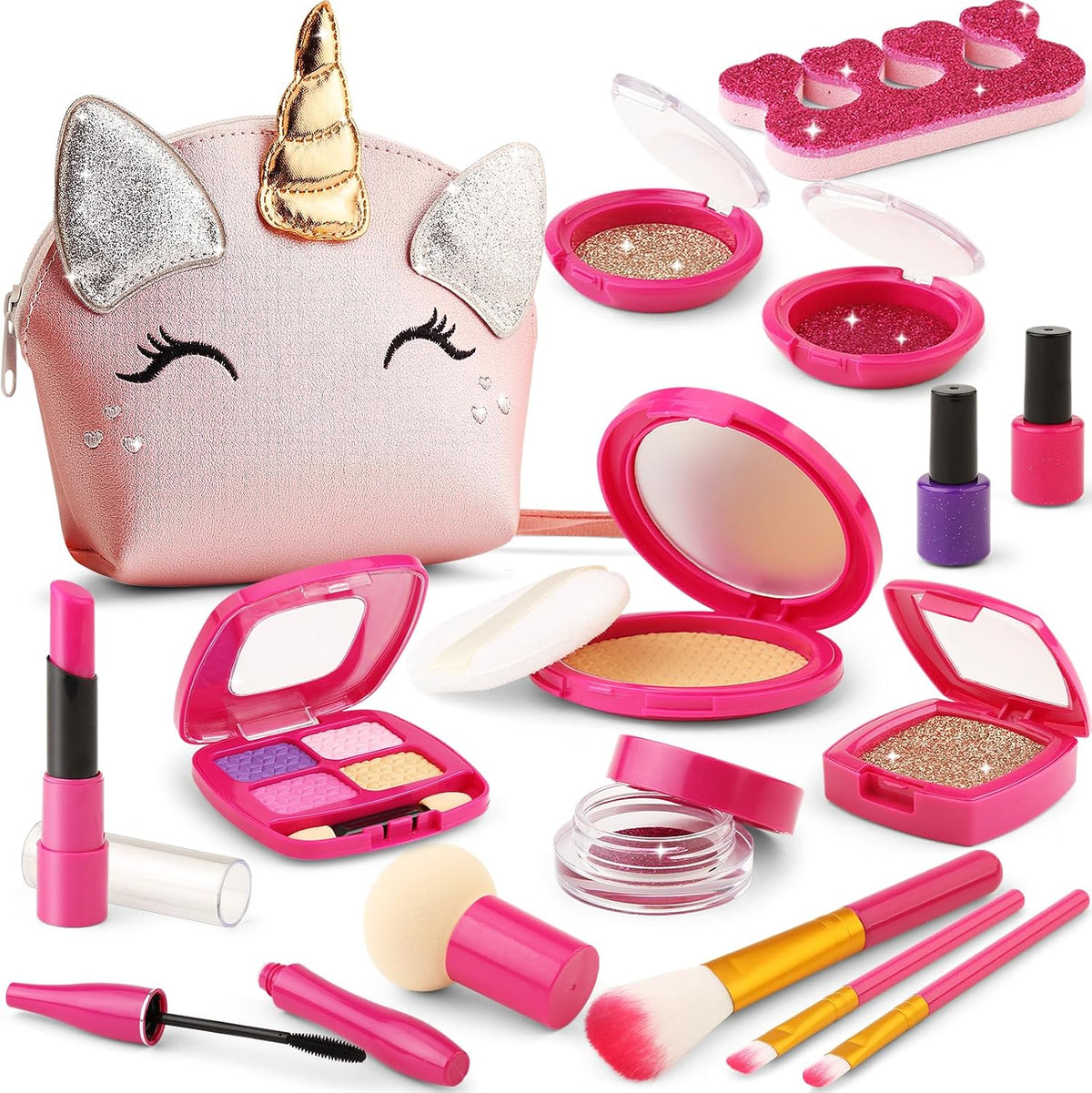 Kit de maquillaje de simulación para regalo de niña de 3, 4, 5 años...