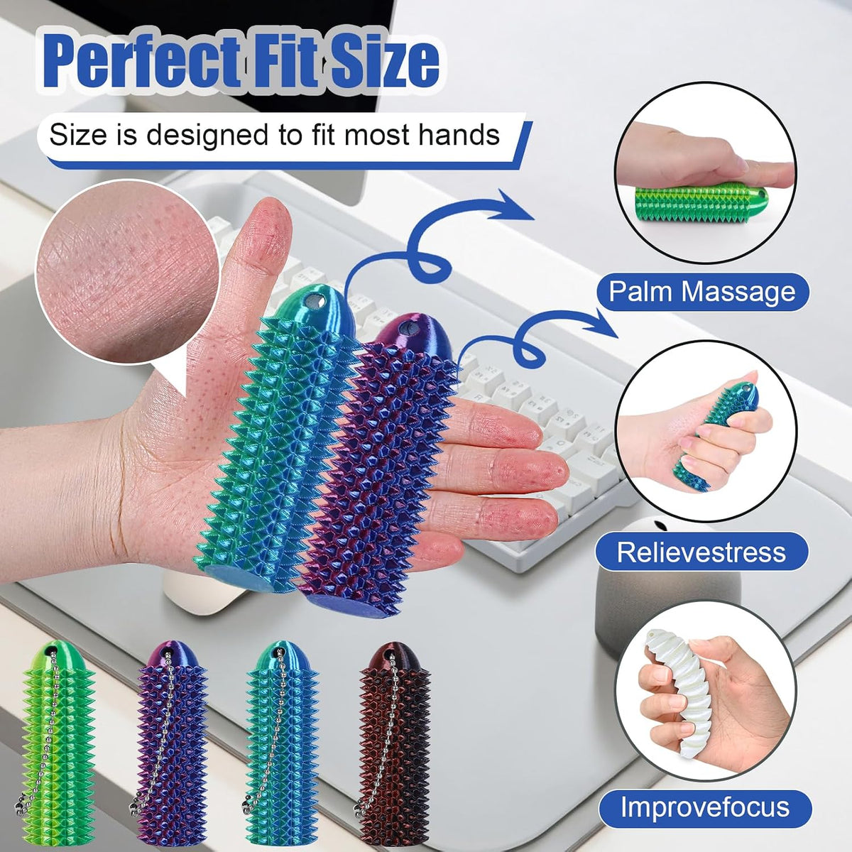 Little Ouchies Pain Fidget - Herramienta de Estimulación Portátil p...