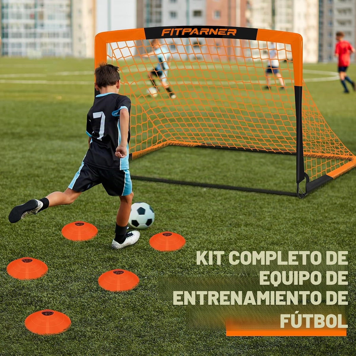 FITPARNER Arcos de Fútbol para Niños para Patio Trasero - Juego de...