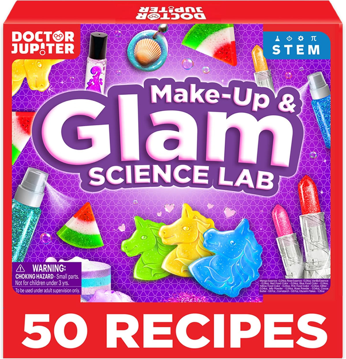 Doctor Jupiter Glam DIY Craft, Kit de Maquillaje para Niñas de 6-8-...
