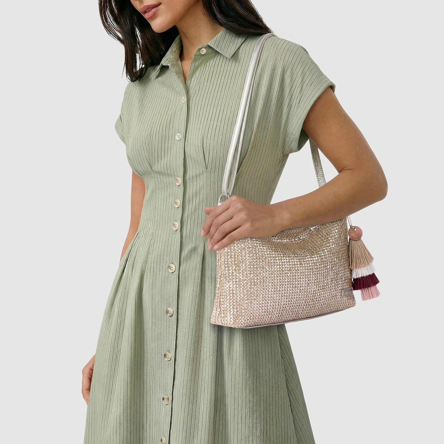 Sakroots Lumi - Bolso cruzado convertible 3 en 1 para mujer para to...