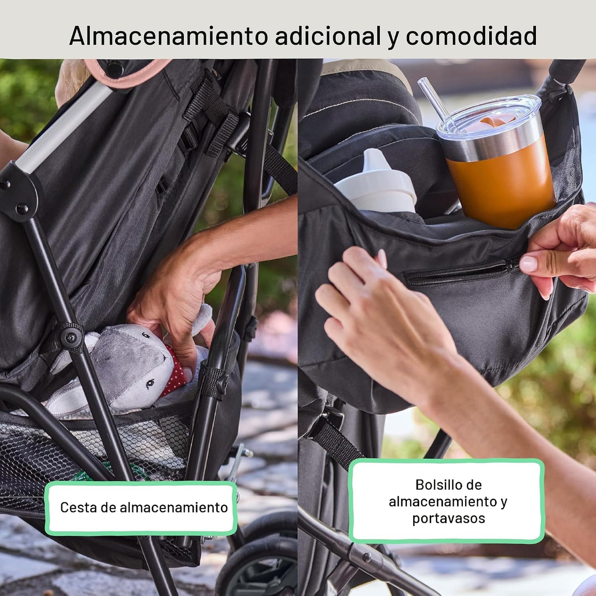 Ingenuity Cochecito de Conveniencia 3D Mini \u2013 Cochecito Ligero...