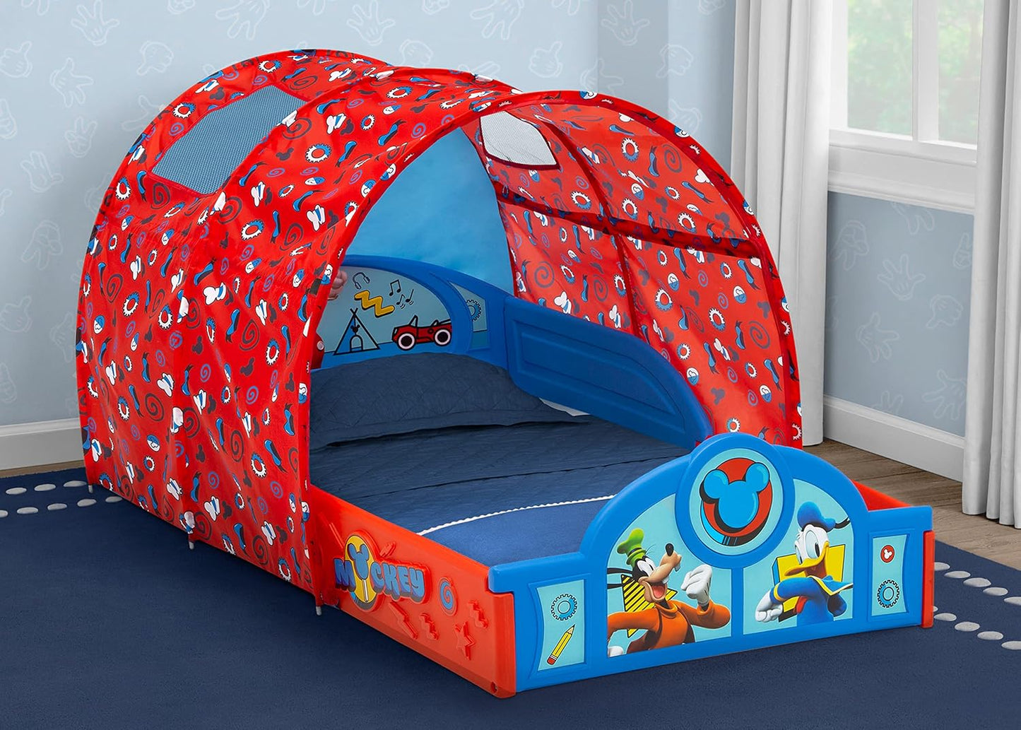 Delta Children - Cama para dormir y jugar para niños pequeños con t...