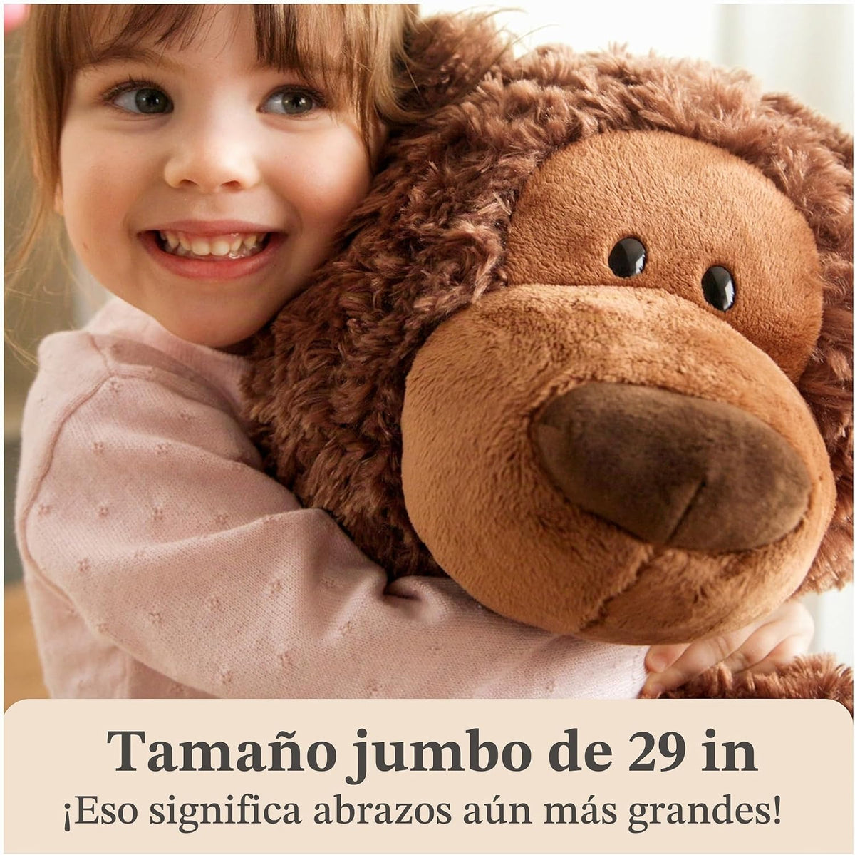 GUND Oso de peluche gigante Philbin, oso de peluche grande, animal...