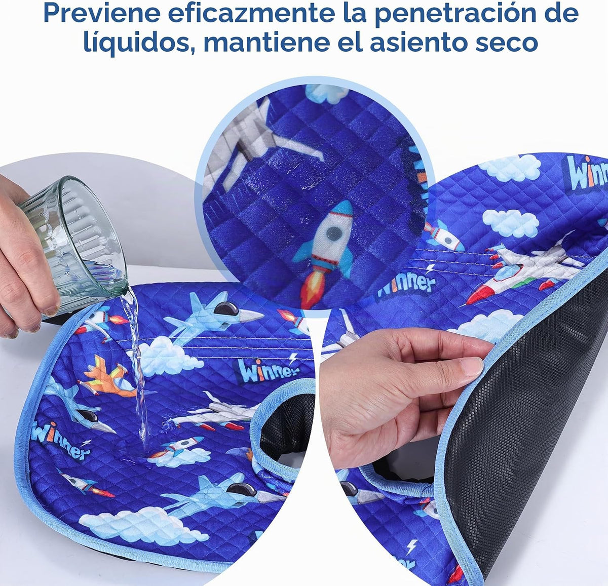 COOLBEBE Protector de asiento de coche impermeable para entrenamien...