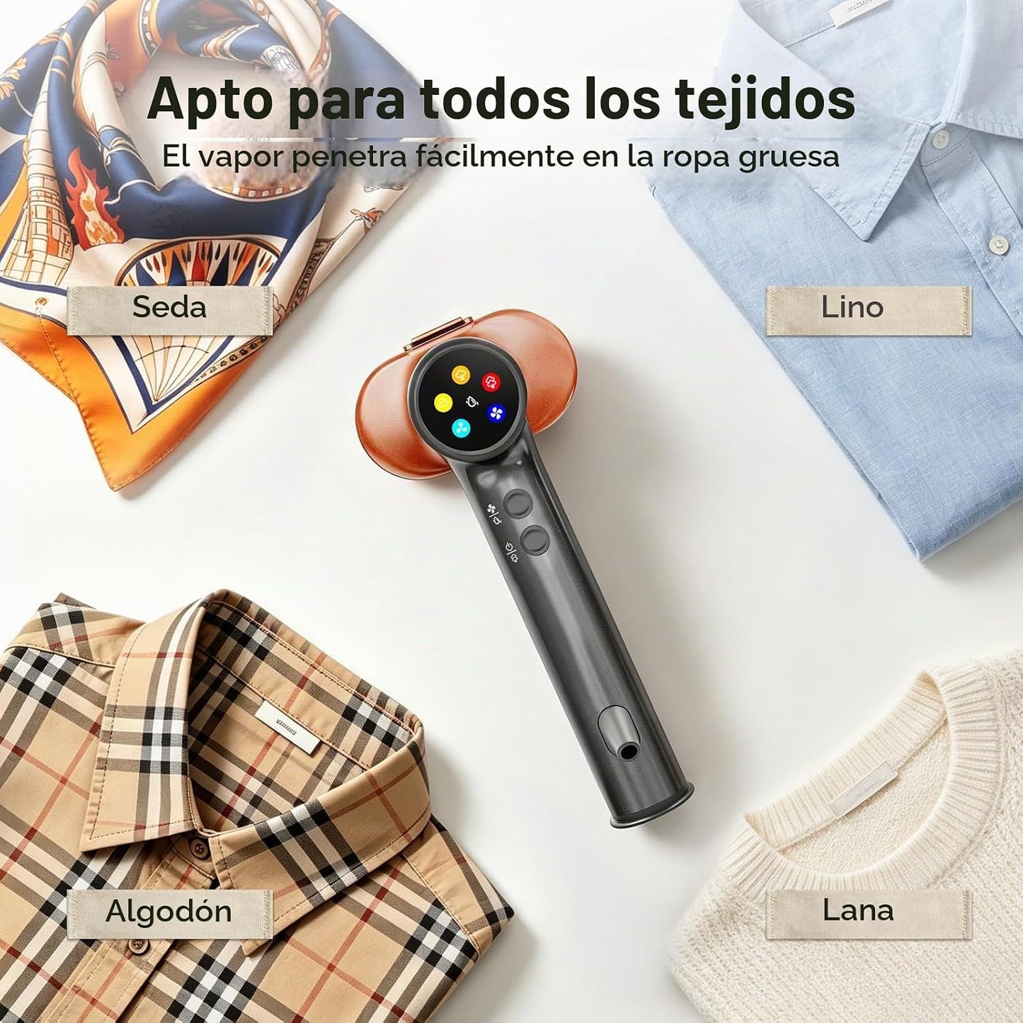 Vaporizador al vacío para ropa, ropa de viaje para tela y plancha d...